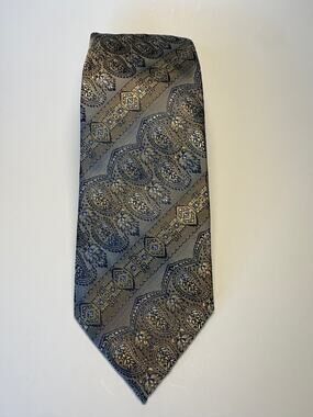IMANI UOMO Mens Necktie Paisley Geometric Patterned Designer 62"
